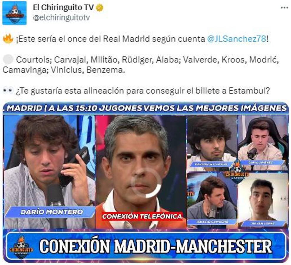 Sorpresiva alineación de Ancelotti: el 11 del Real Madrid para eliminar al City y clasificar a la final de Champions