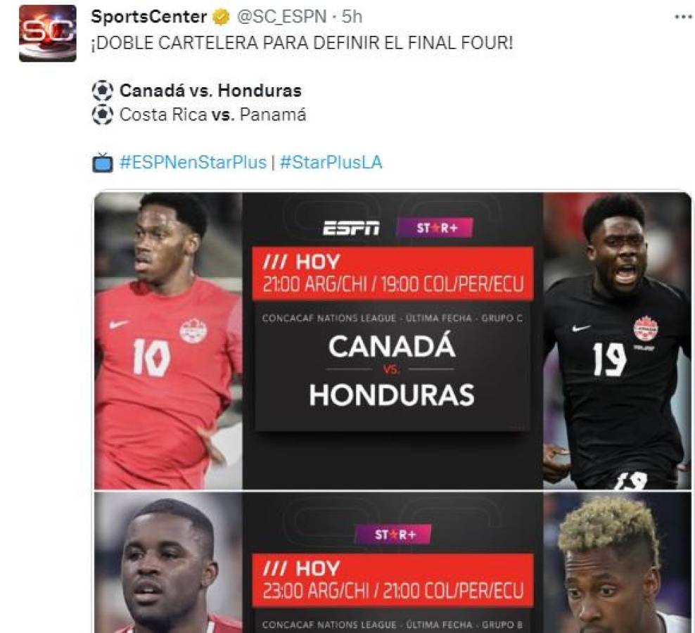 Lo que dice la prensa previo al Canadá-Honduras de la Liga de Naciones de Concacaf; el pronóstico de periodistas norteamericanos