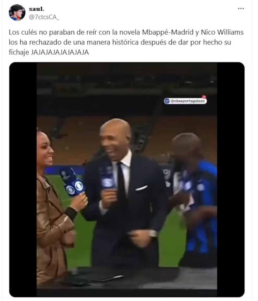 Lamine Yamal la víctima favorita, los crueles memes contra Barcelona por culpa de Nico Williams: 2-0