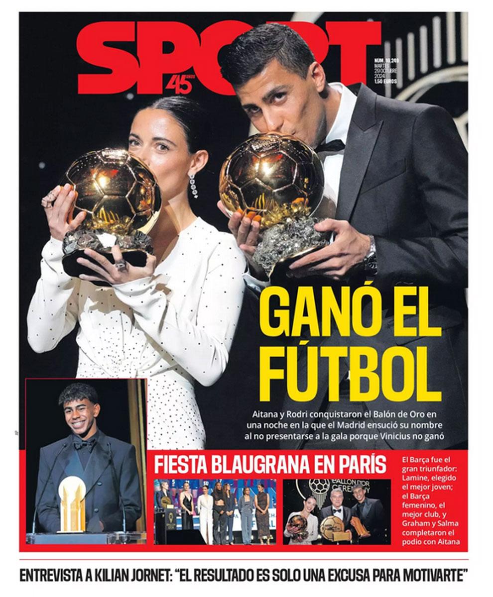 “Ganó el fútbol” y “caes como el c***”: la reacción de la prensa sobre Vinicius y le envían un duro recado ¿qué dicen de Rodri?