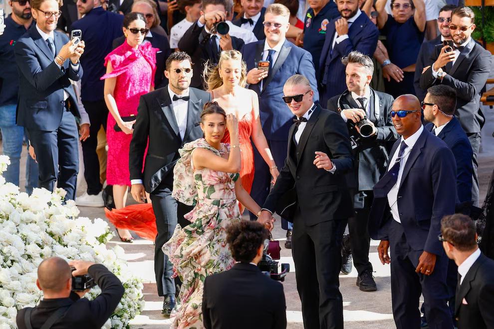 Así fue la boda de Donnarumma: Haaland de Vikingo y el precio que se pagó