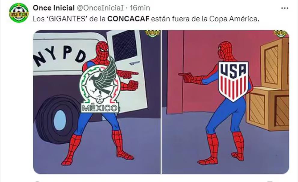 Estados Unidos y Concacaf son destruidos con memes tras quedar fuera de Copa América; México no para de ser la burla