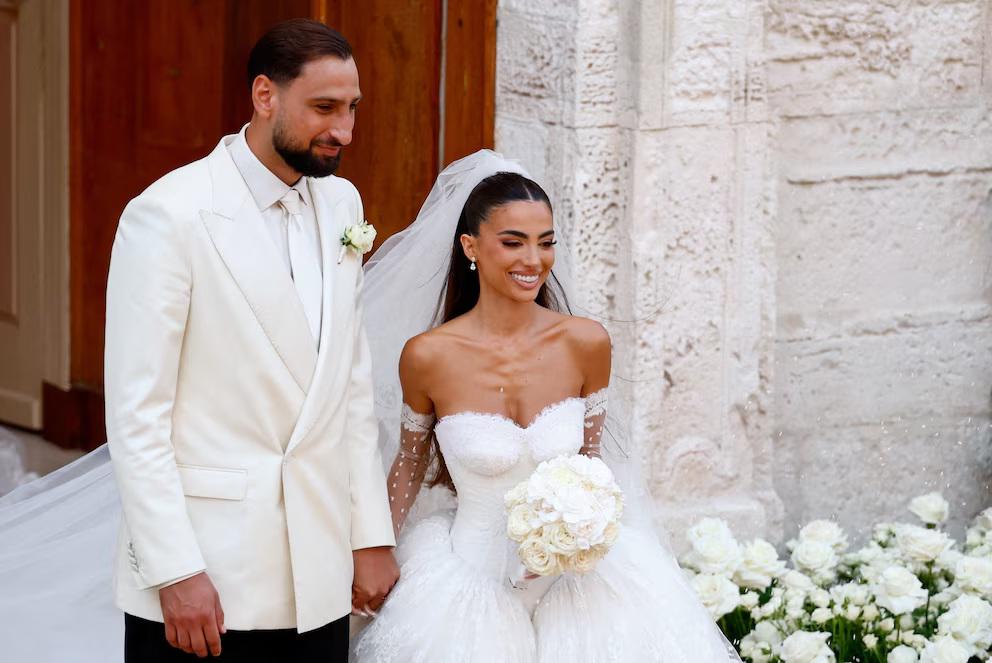 Así fue la boda de Donnarumma: Haaland de Vikingo y el precio que se pagó