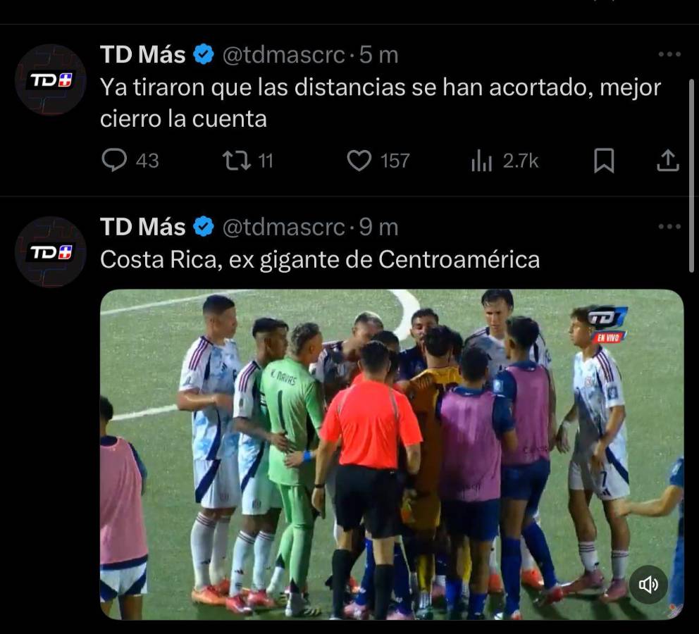 No era penal Nos bailaron: así reacciona la prensa al empate de Costa Rica ante Nicaragua ¿Qué dijo Chepebomba?