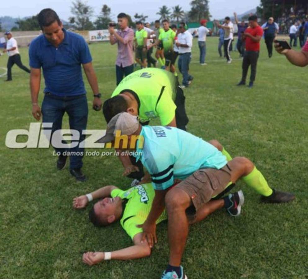 En fotos: Así fue el festejo del Real de Minas al salvar su categoría en Liga Nacional