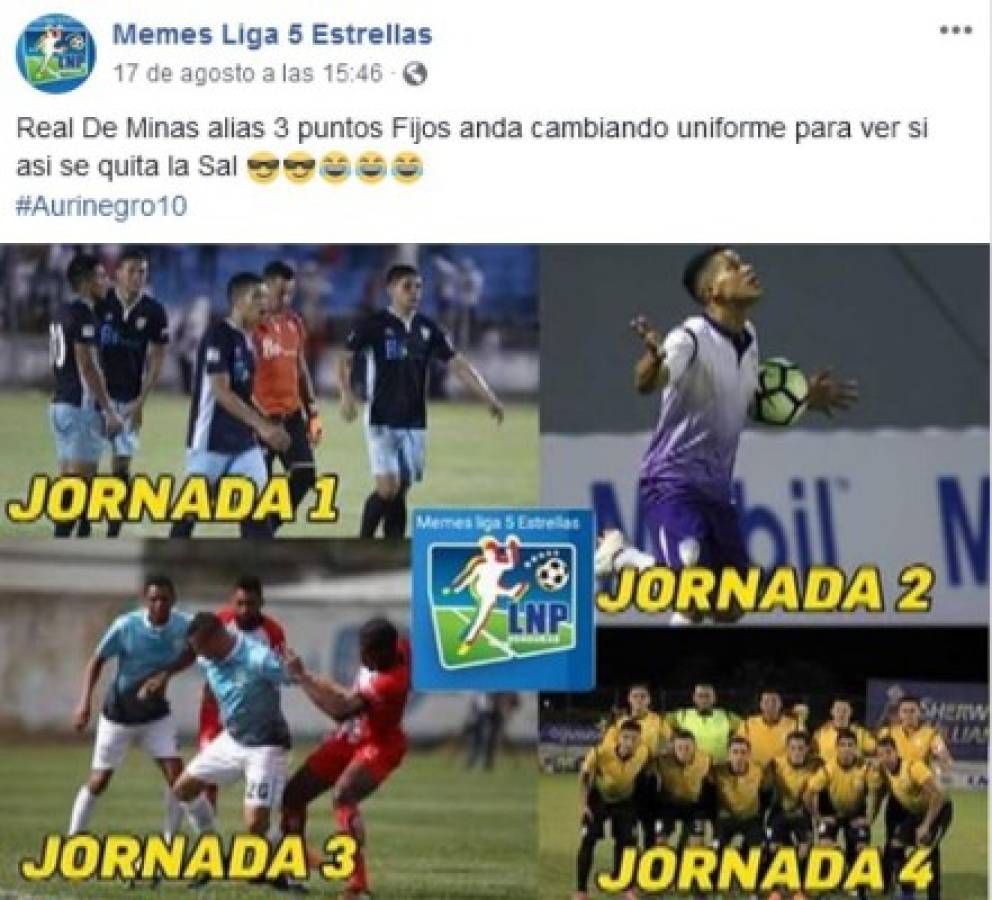 Los crueles memes del Real España-Marathón y del resto de la jornada de Liga Nacional