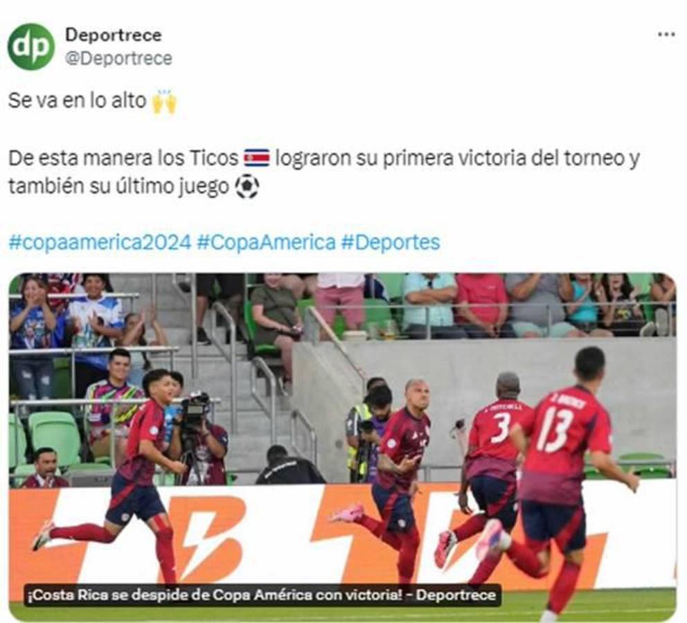 “Ticabus pa’ casa” y “a ver los cuartos por TV”: la reacción de la prensa a la eliminación de Costa Rica de la Copa América