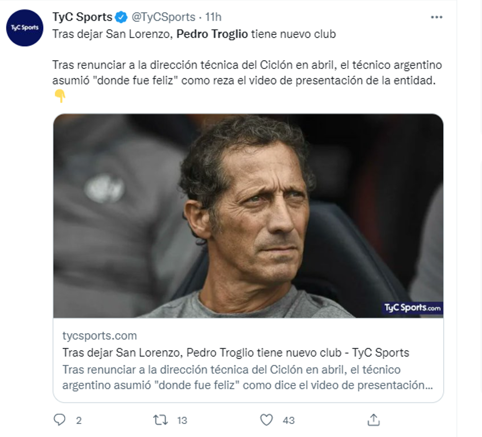La reacción de la prensa ante la vuelta de Pedro Troglio a Olimpia: ‘‘Vuelve a dirigir a un viejo amor’’