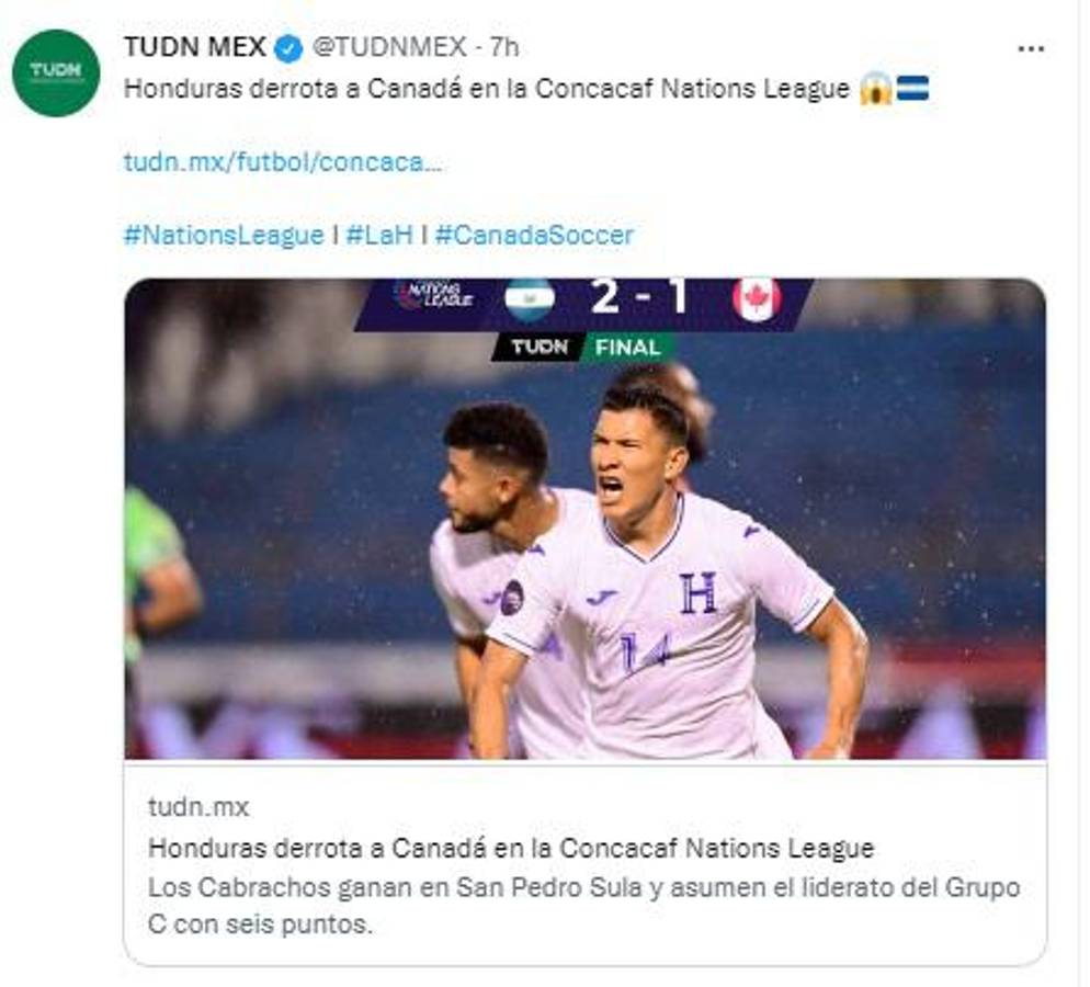 Se quejan del césped y ¿se acabó la dinastía?: Así reaccionó la prensa internacional tras el triunfo de Honduras sobre Canadá