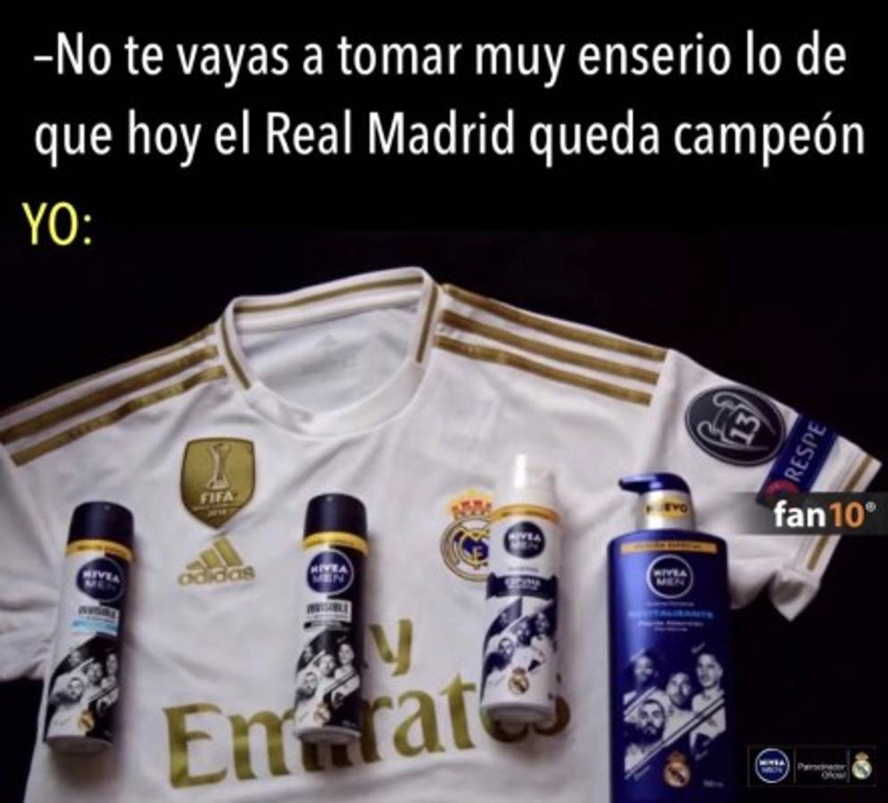 Los memes del Real Madrid campeón de la Liga de España donde hacen pedazos al Barcelona