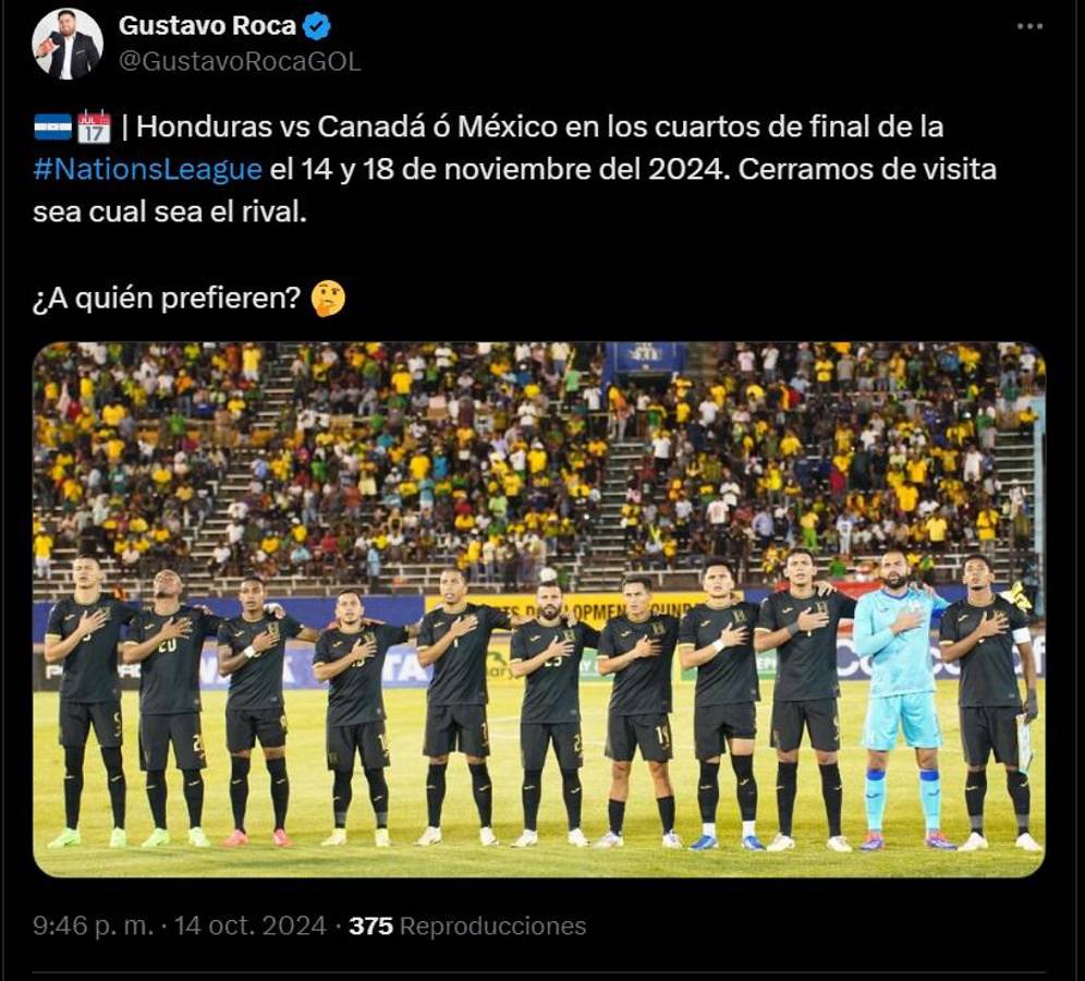 Prensa de Honduras celebra el boleto a cuartos de final en Nations League y también hay críticas: “hubo penal clarísimo para Jamaica”