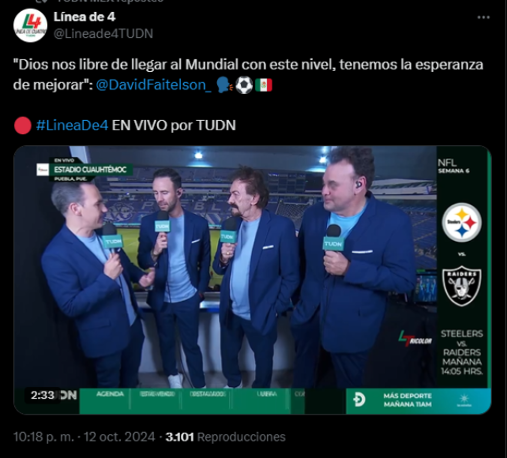 “Siguen sin existir”: la dura reacción de Faitelson tras empate de México ante Valencia “B” y lo que dicen del Vasco