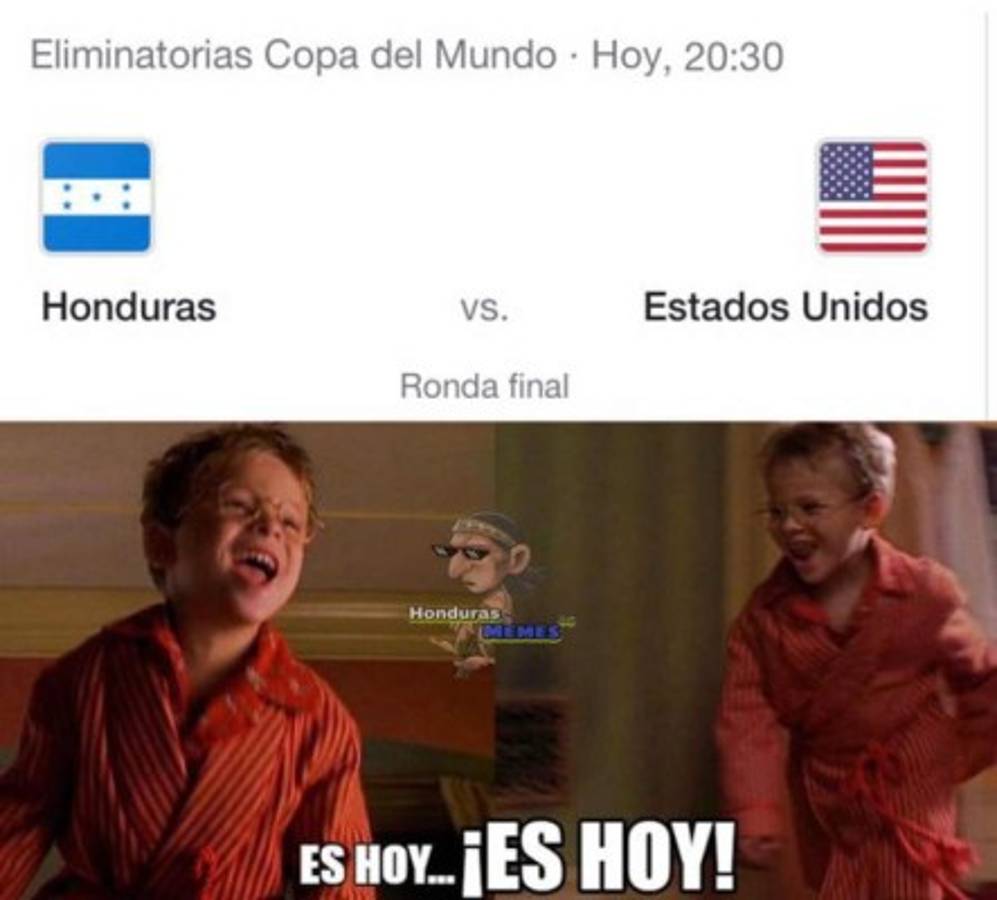 Los crueles memes que ya calientan el Honduras-Estados Unidos en el estadio Olímpico