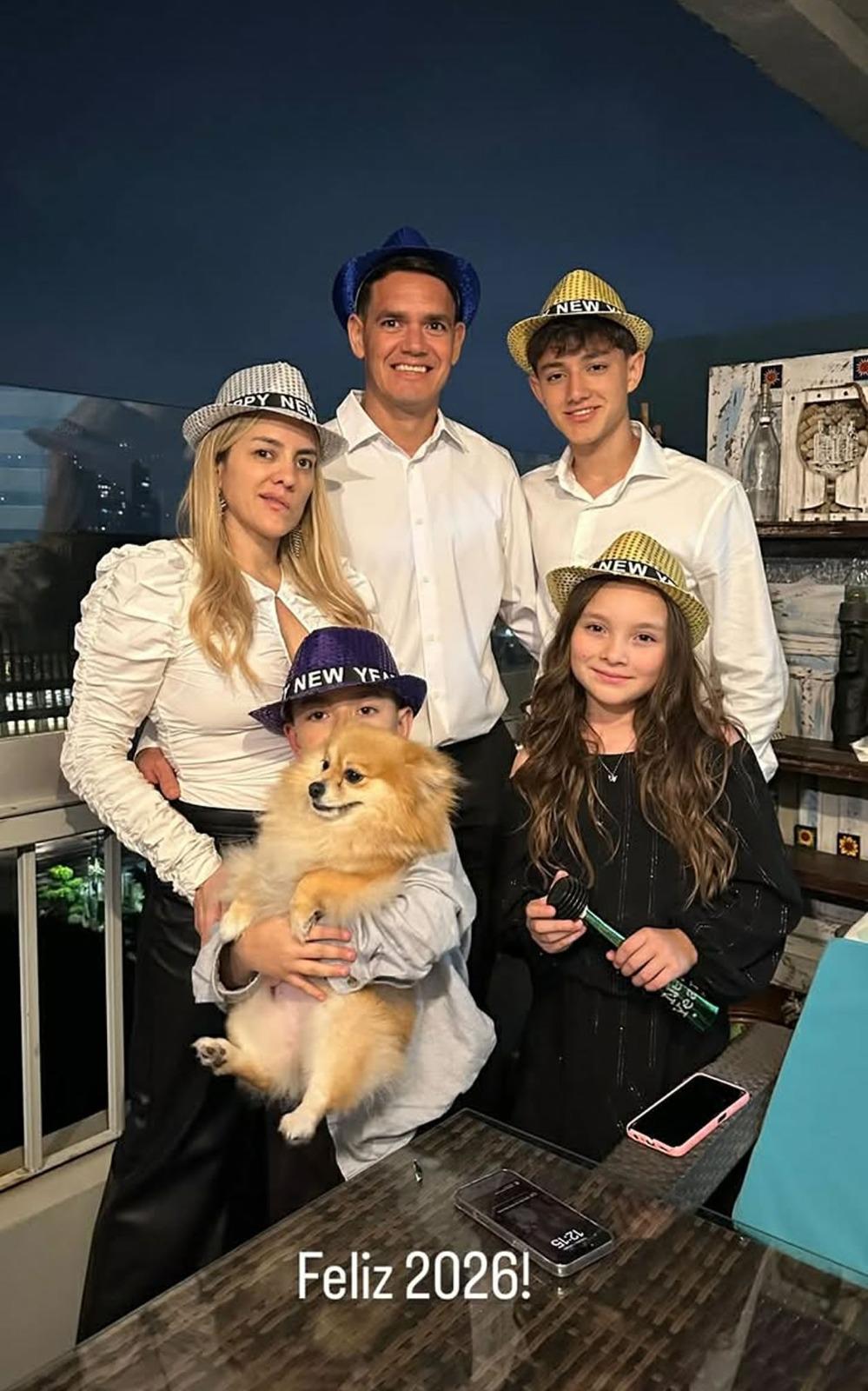 La esposa de Emilio, deslumbrante: Así recibieron el 2026 las parejas del fútbol hondureño, ¿y Quioto con quién salió?