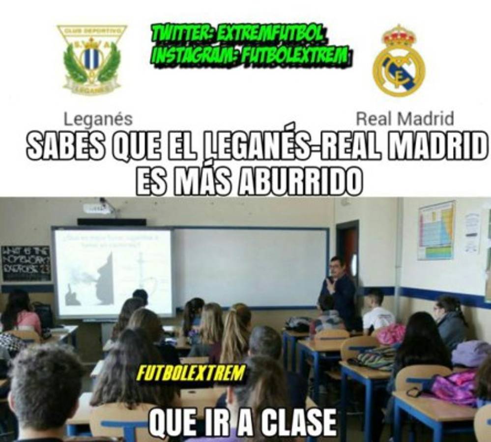 Los divertidos memes que dejó el triunfo del Real Madrid ante el Leganés