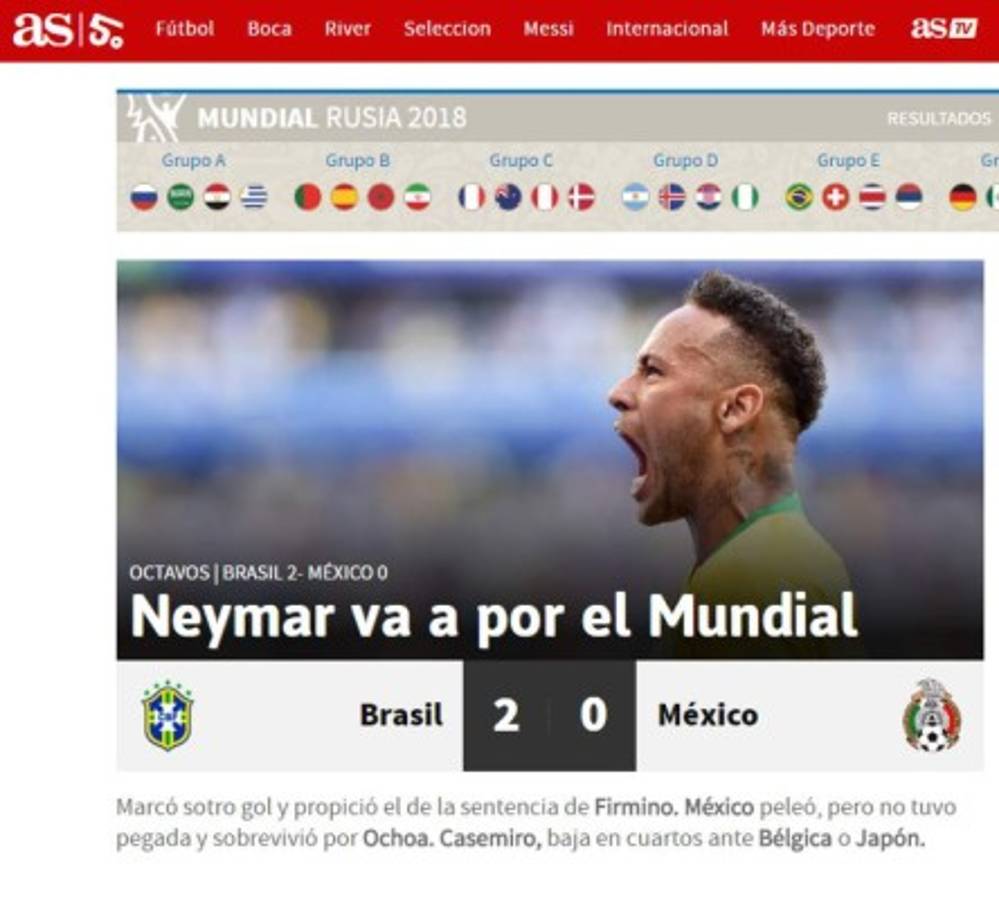 Así reaccionó la prensa mexicana tras la eliminación del Mundial: 'Sigan soñando con el quinto'