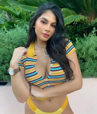 Así es la explosiva Amanda Trivizas, modelo que sería pareja de