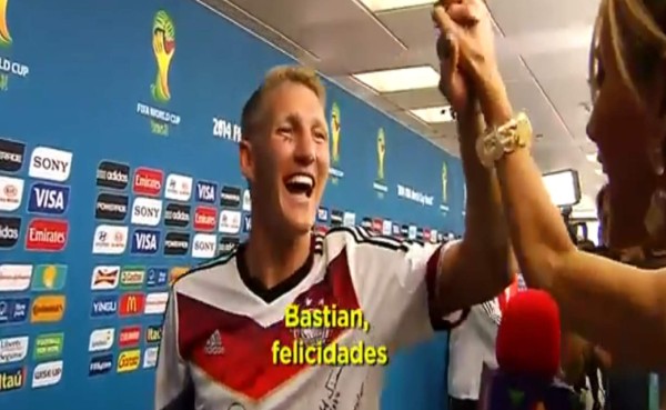 Schweinsteiger y Podolski volvieron a recordar a mexicana
