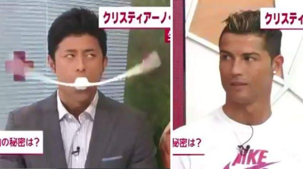 El incómodo gesto de Cristiano en una televisora de Japón