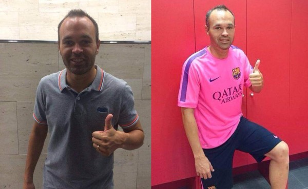 Iniesta y su reto en el Ice Bucket Challenge