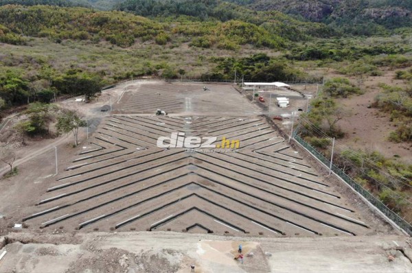 Olimpia presenta los avances de su nueva sede ubicada en Tegucigalpa