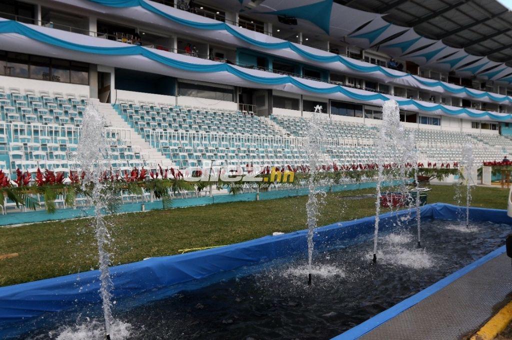¡Todo listo! Así luce el estadio Nacional de Tegucigalpa para la toma de posesión de Xiomara Castro