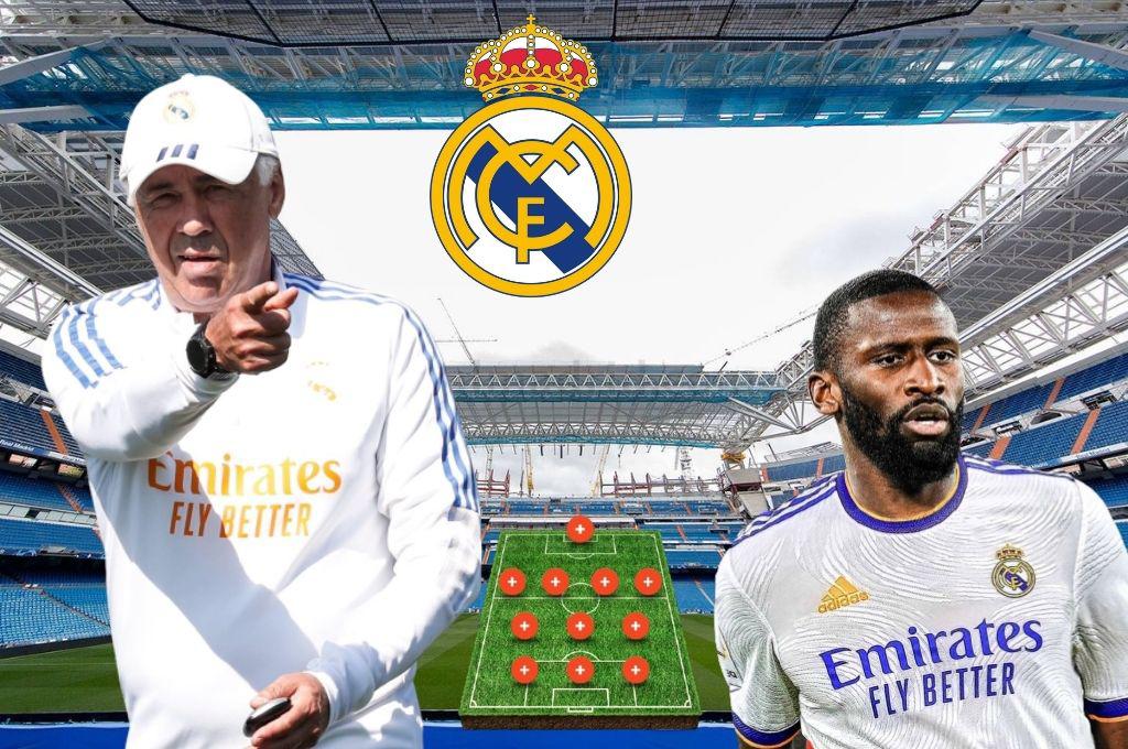 Así será el 11 del Real Madrid para la temporada 2022-23: El nuevo puesto de Alaba, con Rüdiger ¿Y Mbappé?