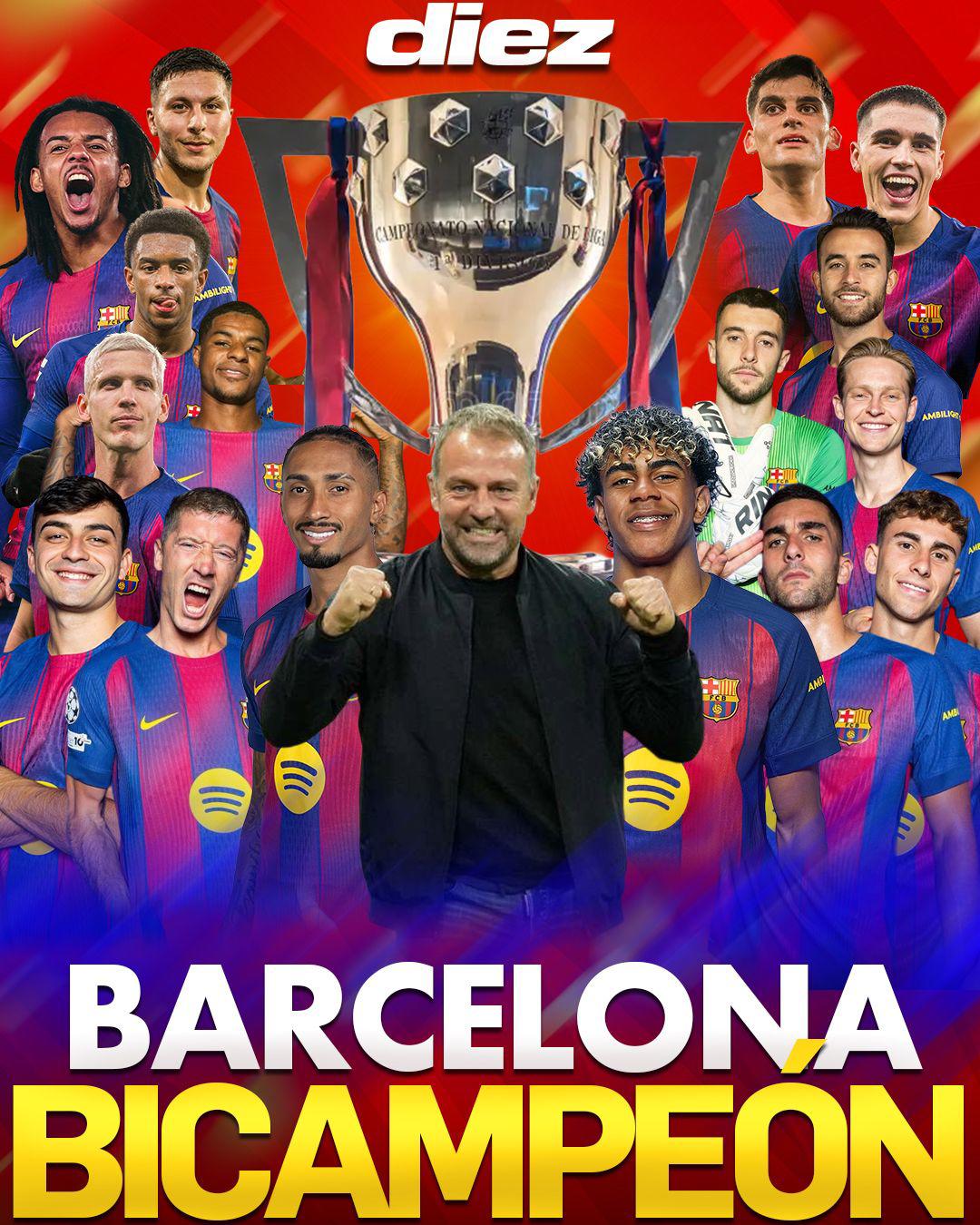 Barcelona es bicampeón en la cara del Real Madrid