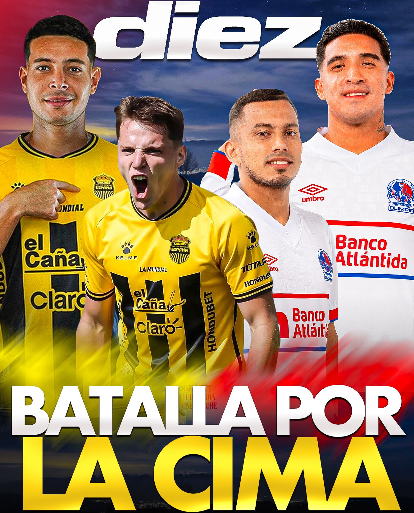 Batalla por la cima entre Real España y Olimpia