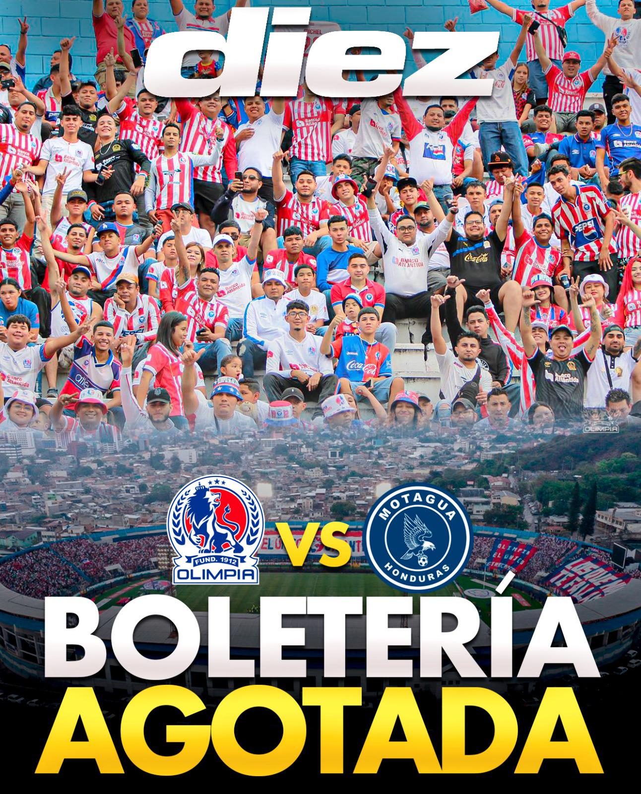 Final Liga Nacional entre Olimpia y Motagua: boletería agotada