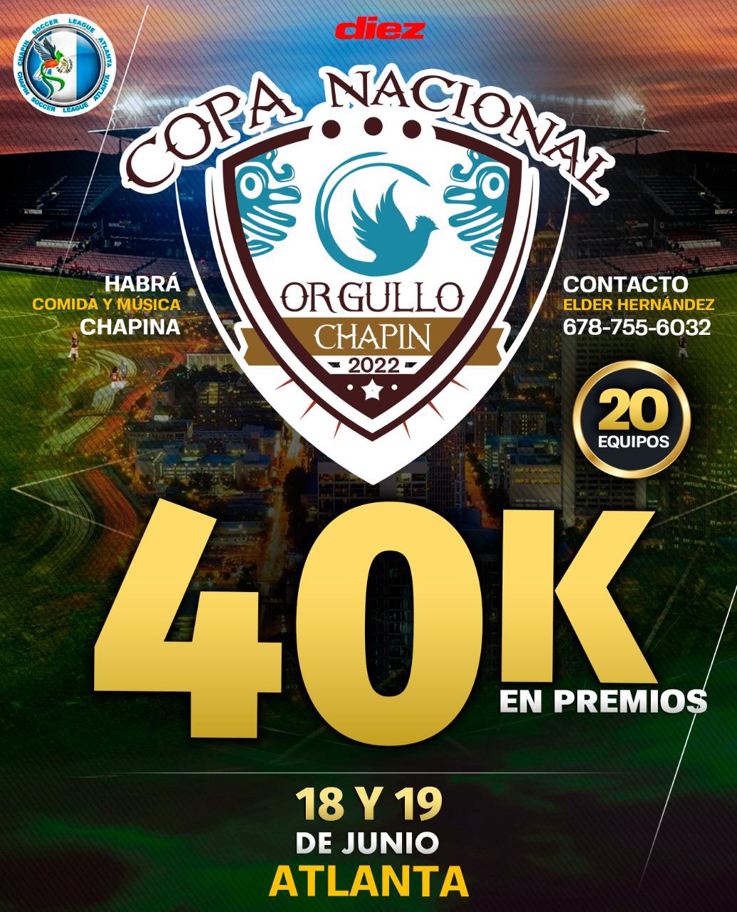 “Copa Nacional Orgullo Chapín”, un torneo exclusivo para equipos de Guatemala que entregará 40 mil dólares