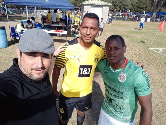 La constelacion de exjugadores de Selección de Honduras que se encontraron en una copa de USA