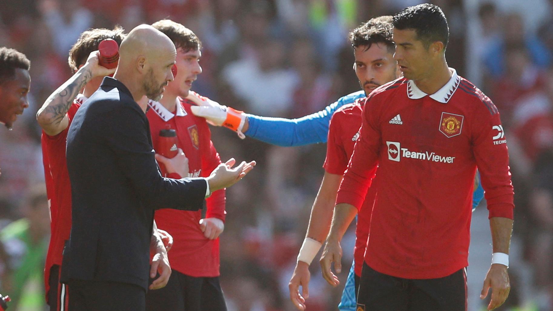 Cristiano Ronaldo vuelve a la carga contra Ten Hag, revela por qué se fue del estadio ante el Tottenham y cómo se lo tuvo que explicar a su hijo