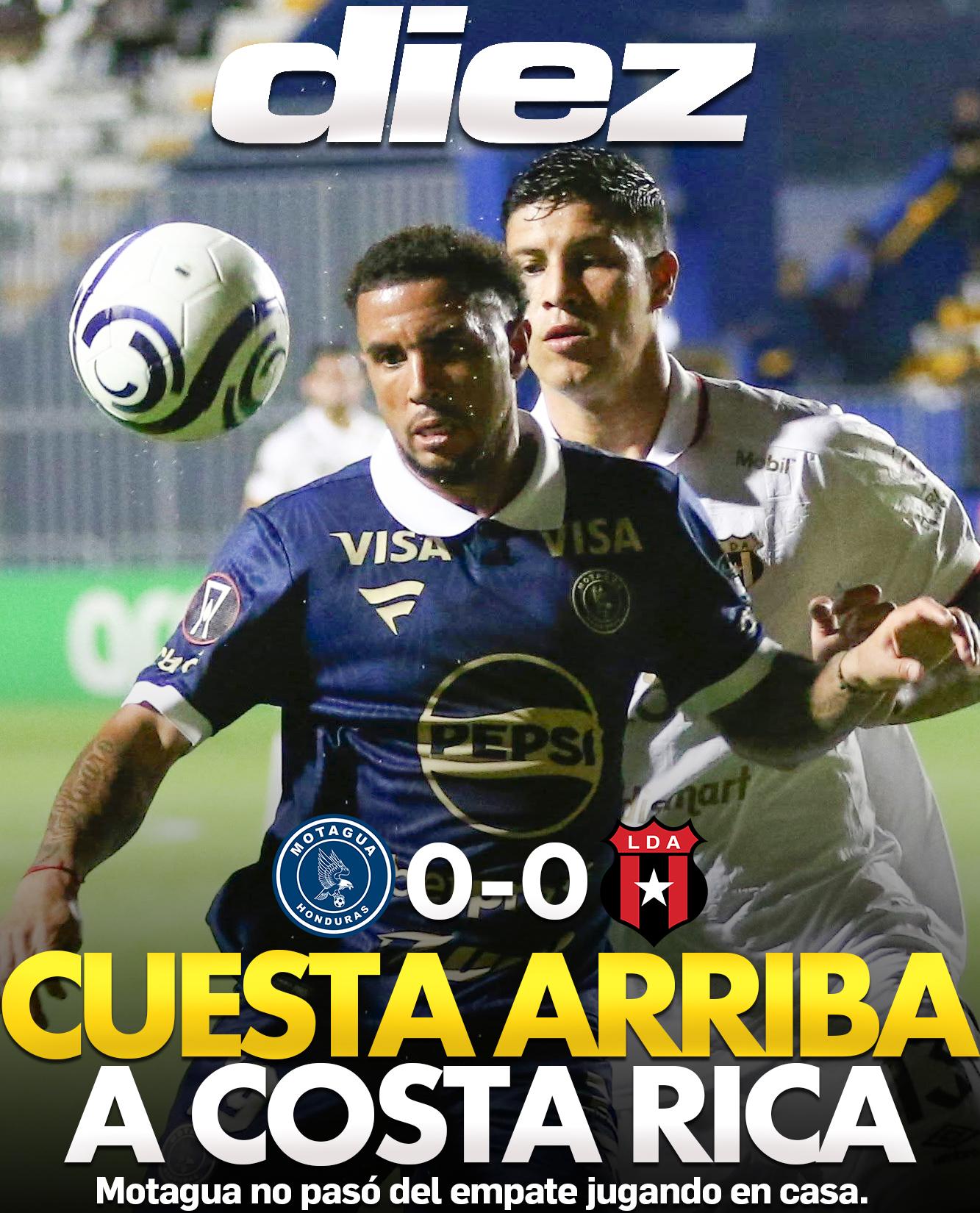 Motagua irá cuesta arriba a Costa Rica