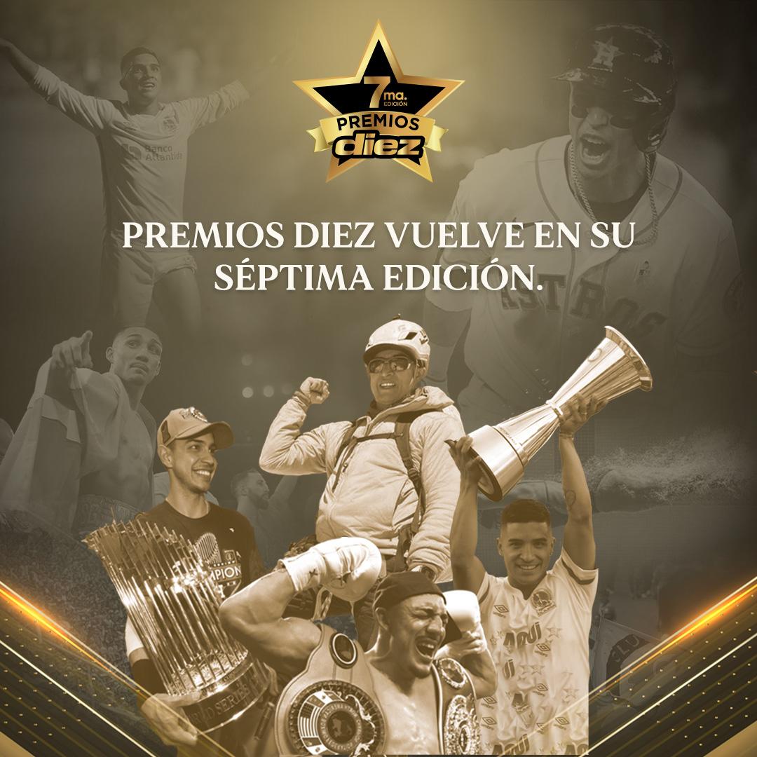 PREMIOS DIEZ. Séptima edición: Ya puedes votar para elegir a los mejores deportistas de Honduras y Centroamérica de 2022