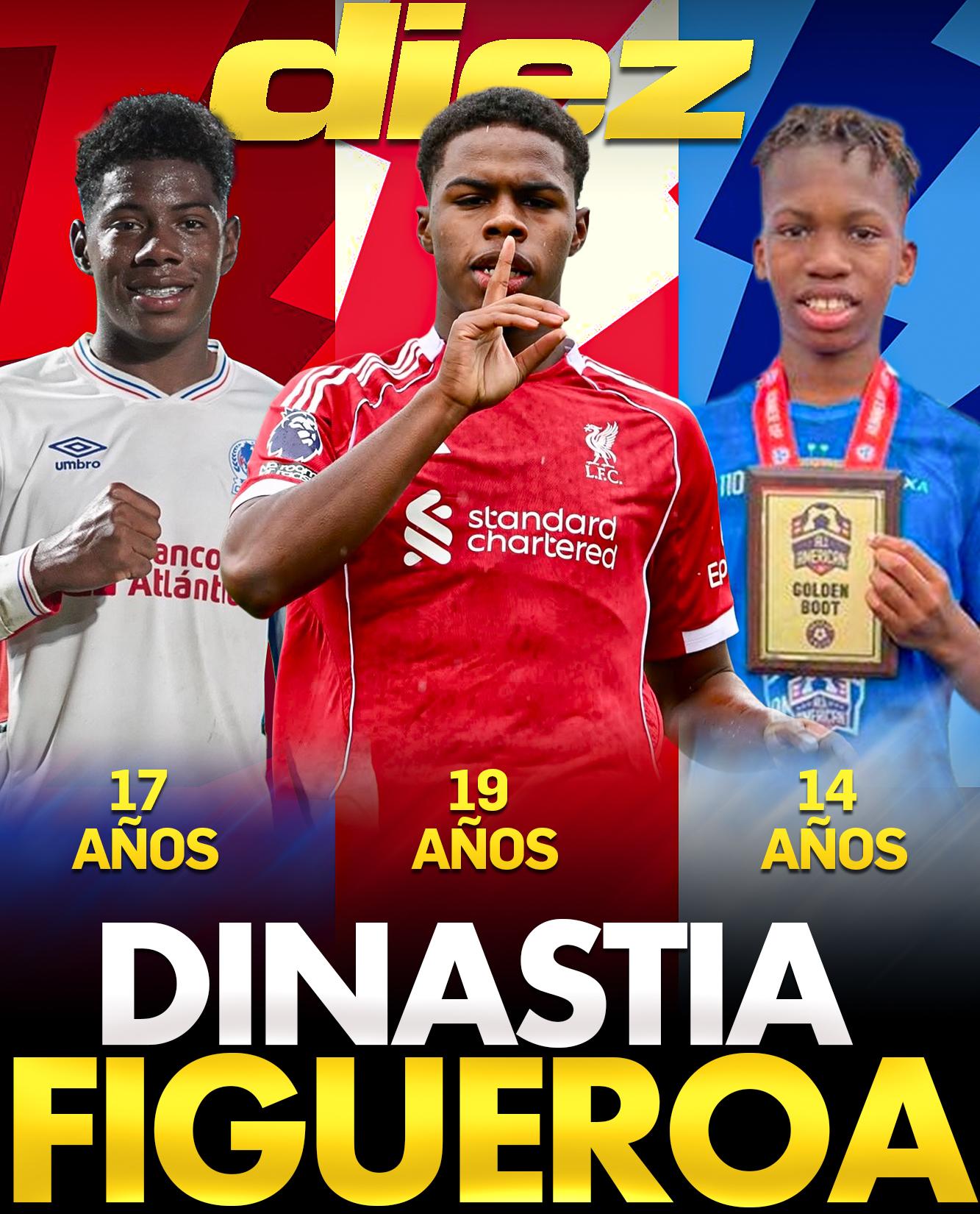 Dinastía de oro: Keyrol, Dereck y Keyvan, las tres grandes promesas hijos de Maynor Figueroa