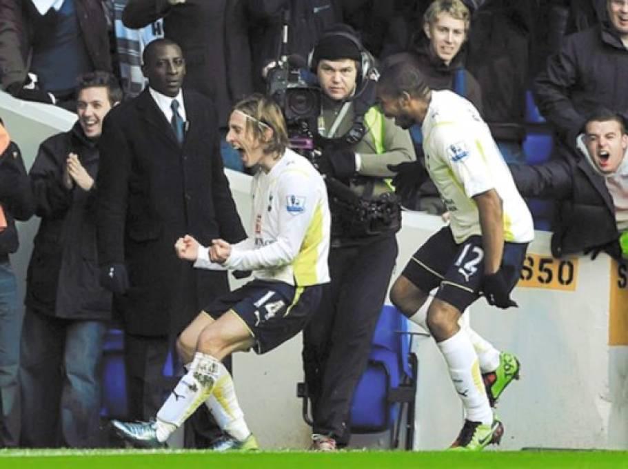 Luka Modric y Wilson Palacios jugaron por dos años en el Tottenham Hotspur de Inglaterra.