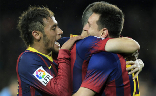 Neymar y Messi le dan nuevo triunfo al Barcelona