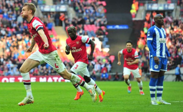 Arsenal venció al Wigan y jugarán la final de Copa FA