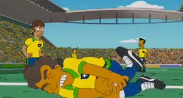 Por sus 'piscinazos', los Simpsons se burlan de Neymar