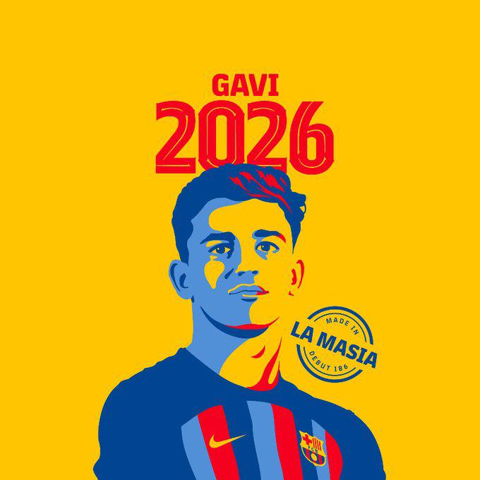 Así anunció Barcelona la renovación de su gran hoy: Gavi.
