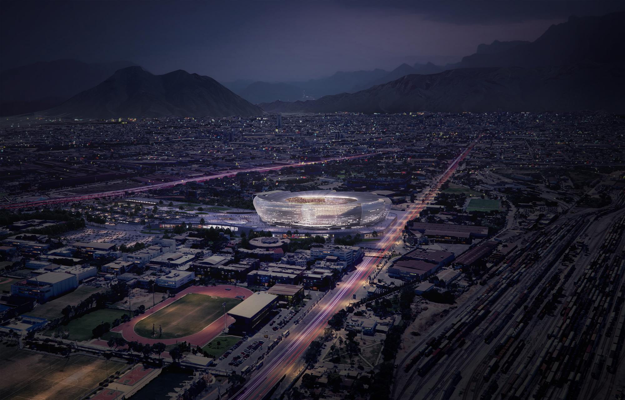 Tendrá cancha retráctil y costará 320 millones de dólares: así luce el mega estadio del Tigres de México