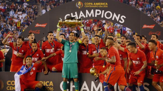Chile became two-time champion of the Americas in the United States in 2016.