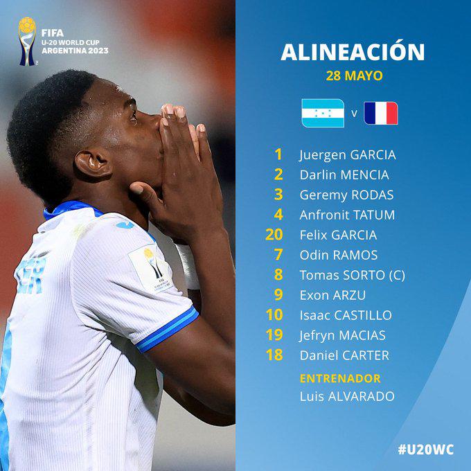 Así se vivió la dolorosa eliminación de Honduras ante Francia en el Mundial Sub-20 de Argentina