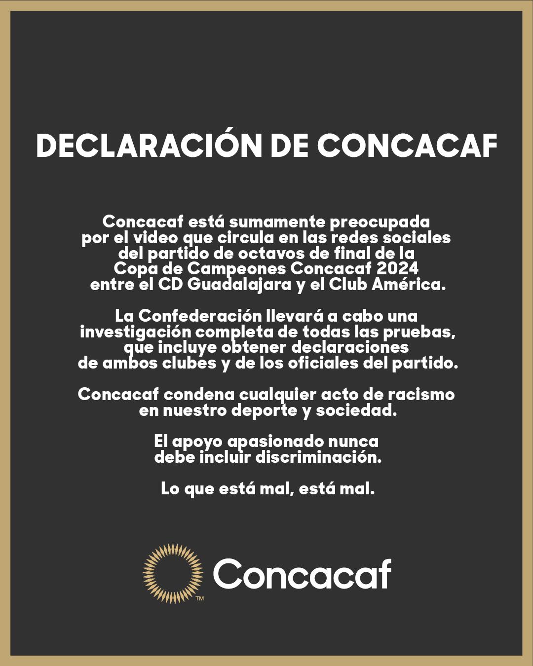 Contundente comunicado de Concacaf sobre el Chivas-América donde Saíd Martínez fue el árbitro; habrá investigación