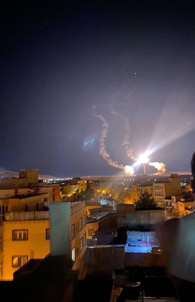 Lamentables imágenes del ataque de Irán a Israel.