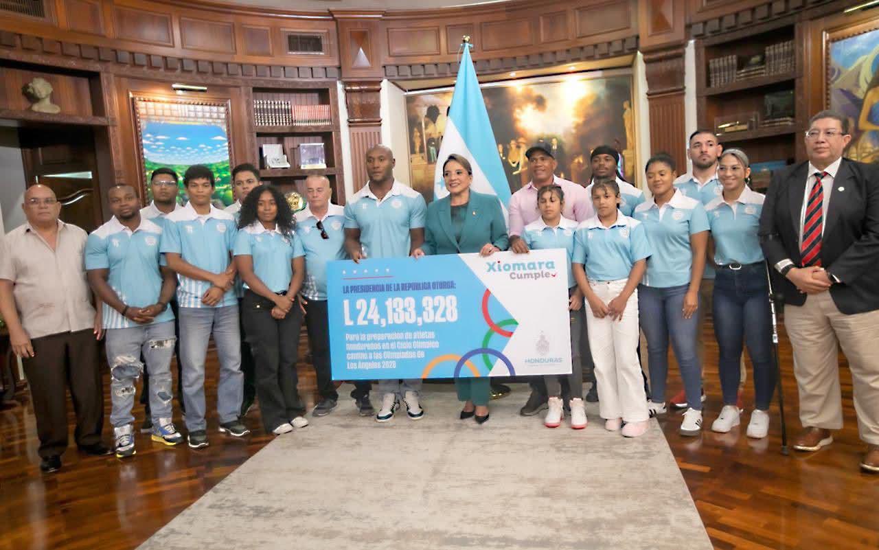 Gobierno de Honduras y Condepor entregaron más de 24 millones de lempiras al Comité Olímpico