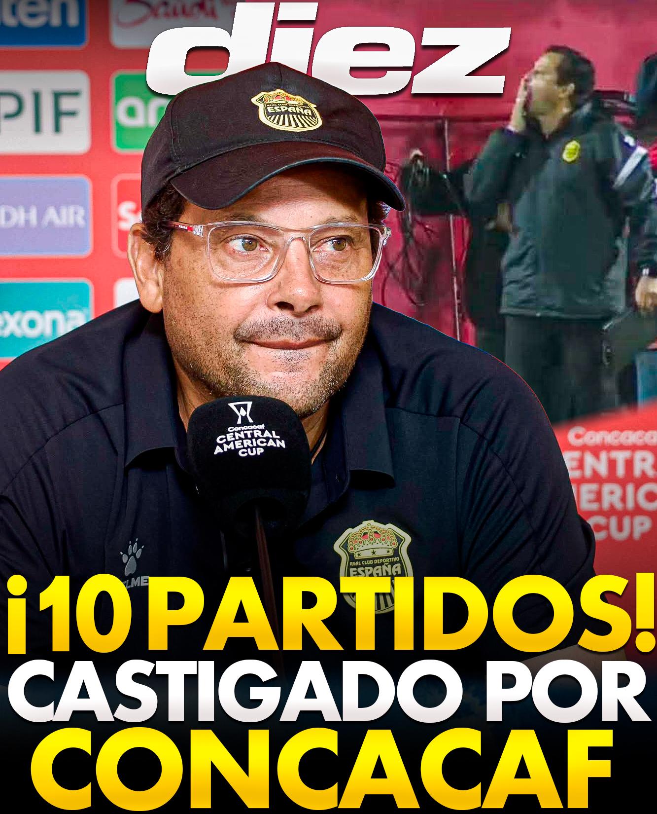 Concacaf castiga con 10 partidos a Jeaustin Campos del Real España