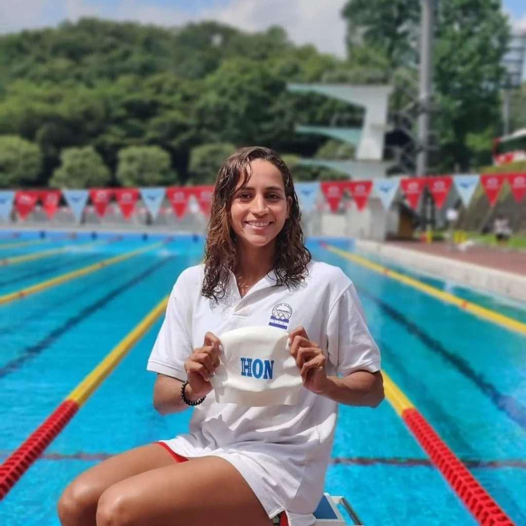 Julimar Ávila fue la nadadora que representó a Honduras en los Juegos Olímpicos de Tokio.
