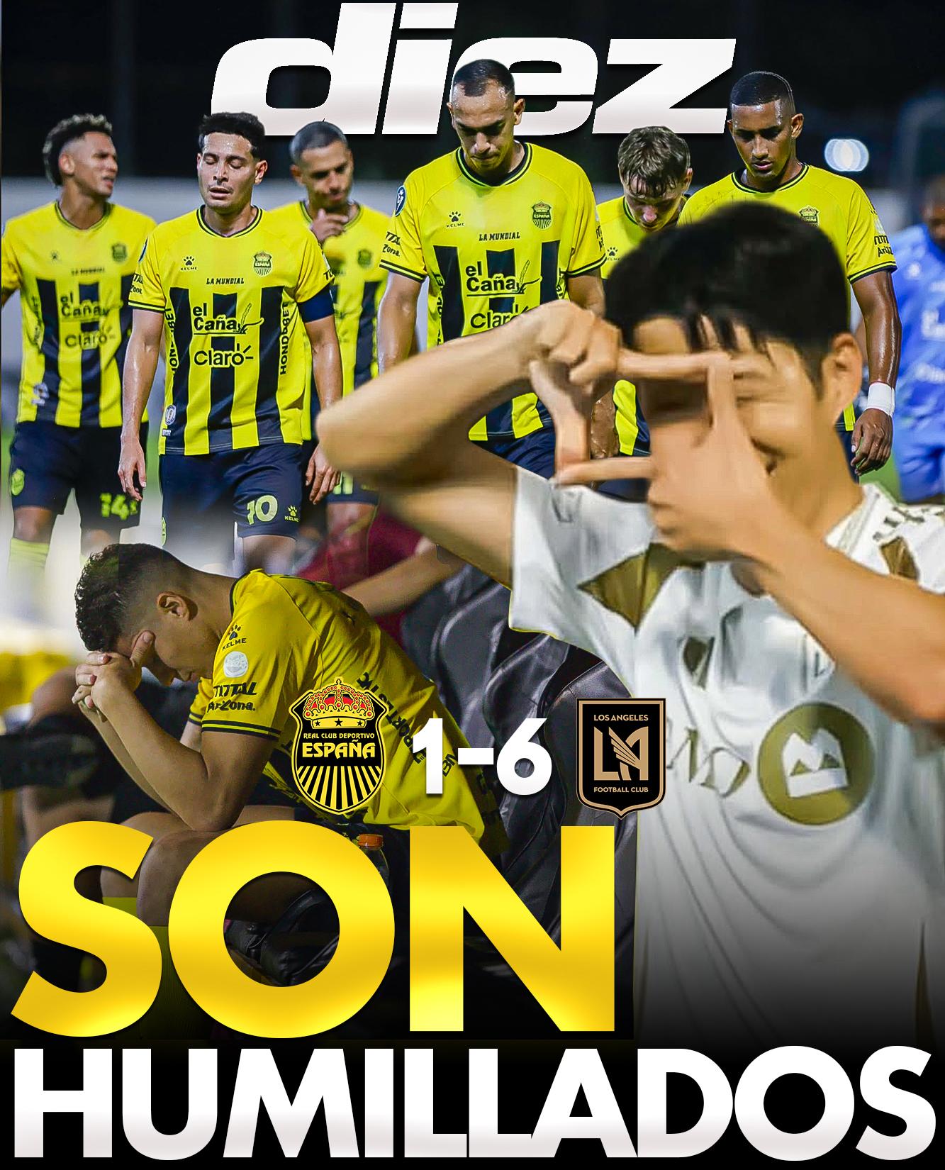 LAFC de la MLS humilla al Real España en la Concacaf Champions Cup